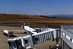 福島空港からの磐梯山