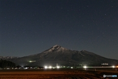 深夜の磐梯山