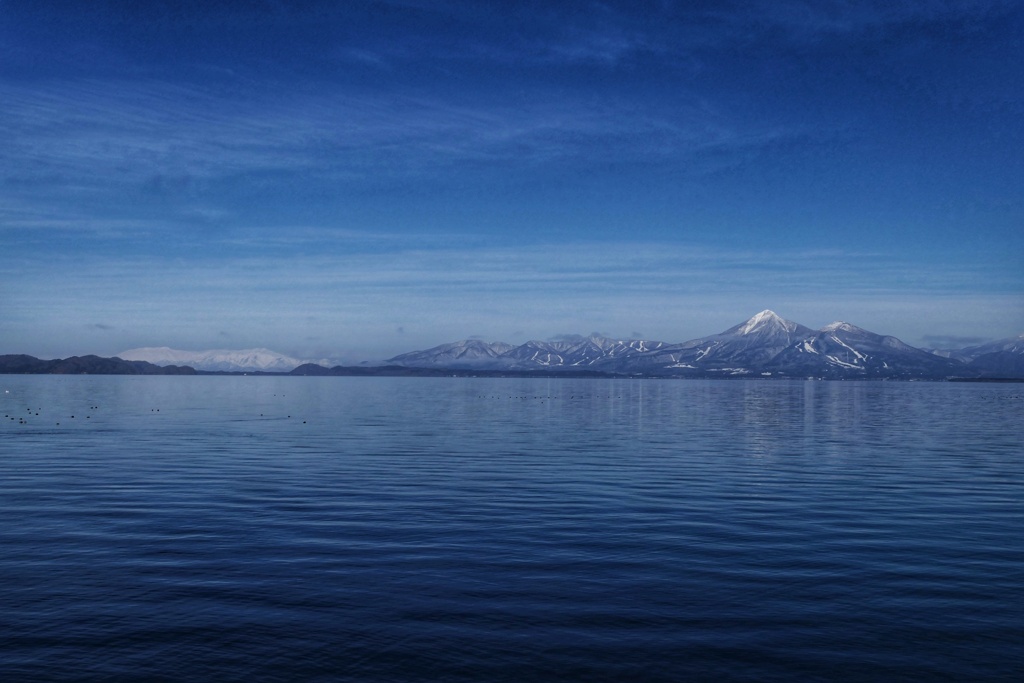 飯豊山と磐梯山