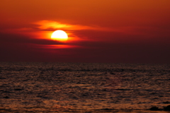 日本海夕陽④