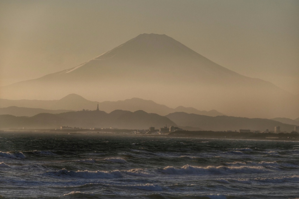 湘南からの富士山