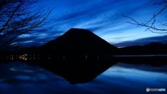 夜明けの榛名富士１