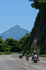 ライダーと磐梯山