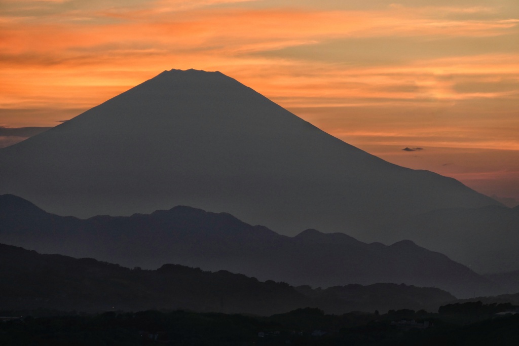 富士山夕景②