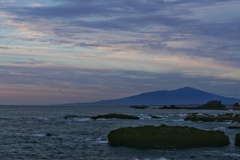 夕刻鳥海山