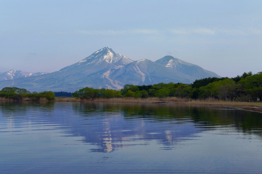うつりこみ磐梯山