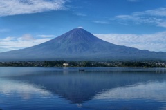 河口湖よりの富士山