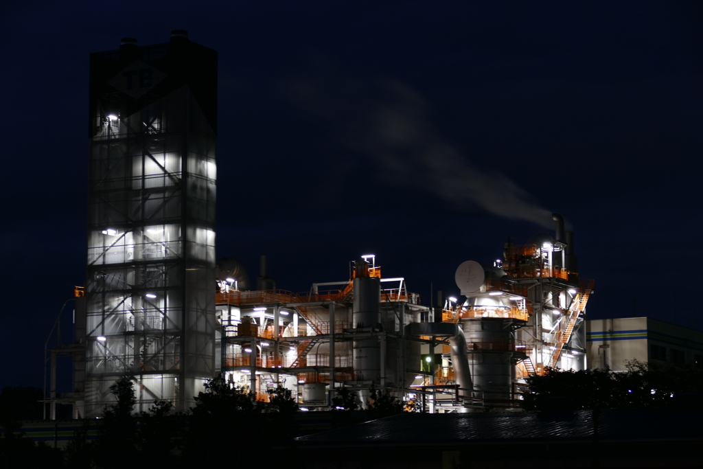 工場夜景
