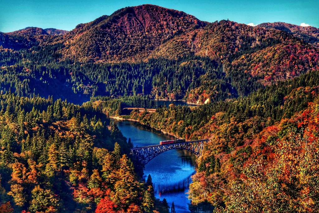 只見線第１橋梁　加工バージョン