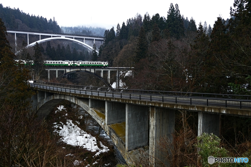 アーチ橋三兄弟