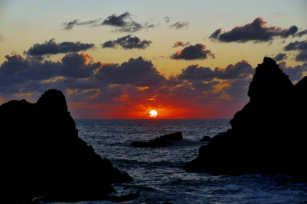夕陽日本海 １