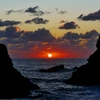 夕陽日本海 １