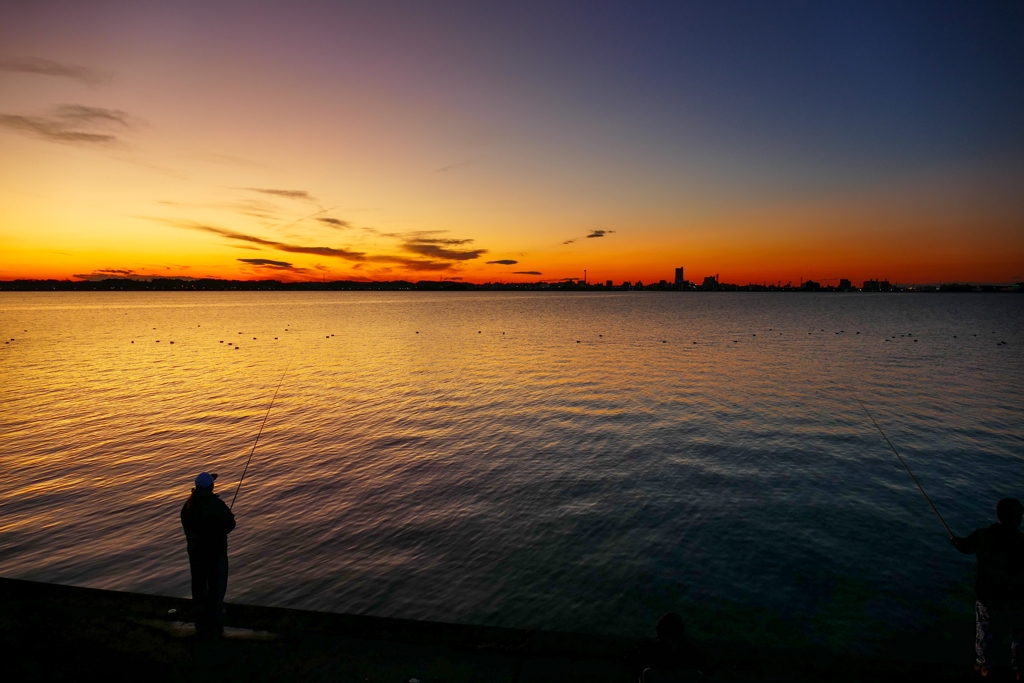 霞ヶ浦夕景 １