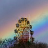 虹と観覧車