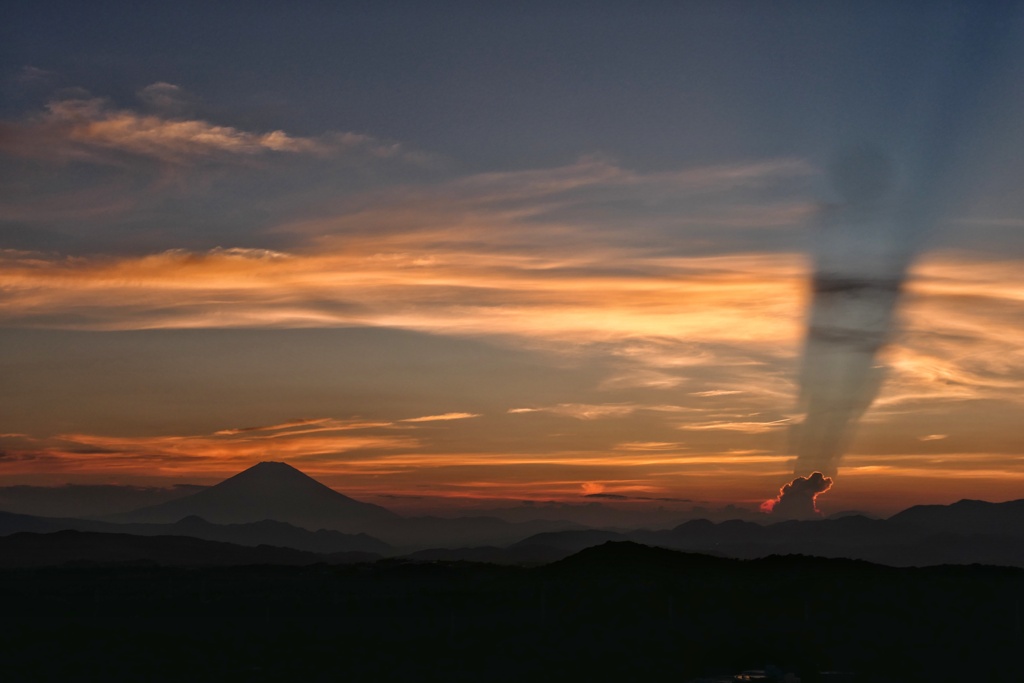 富士山夕景④