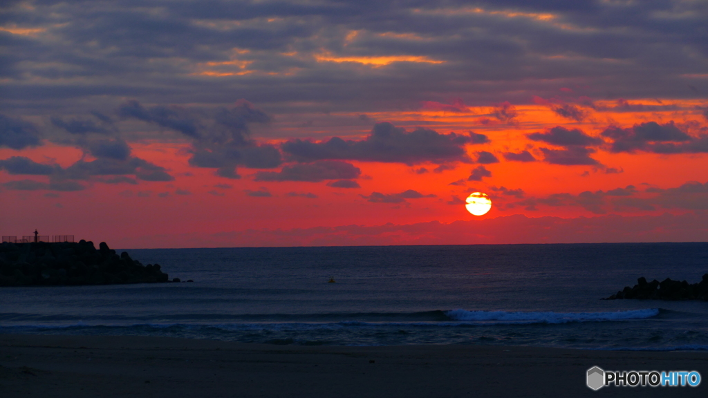 昇る太陽