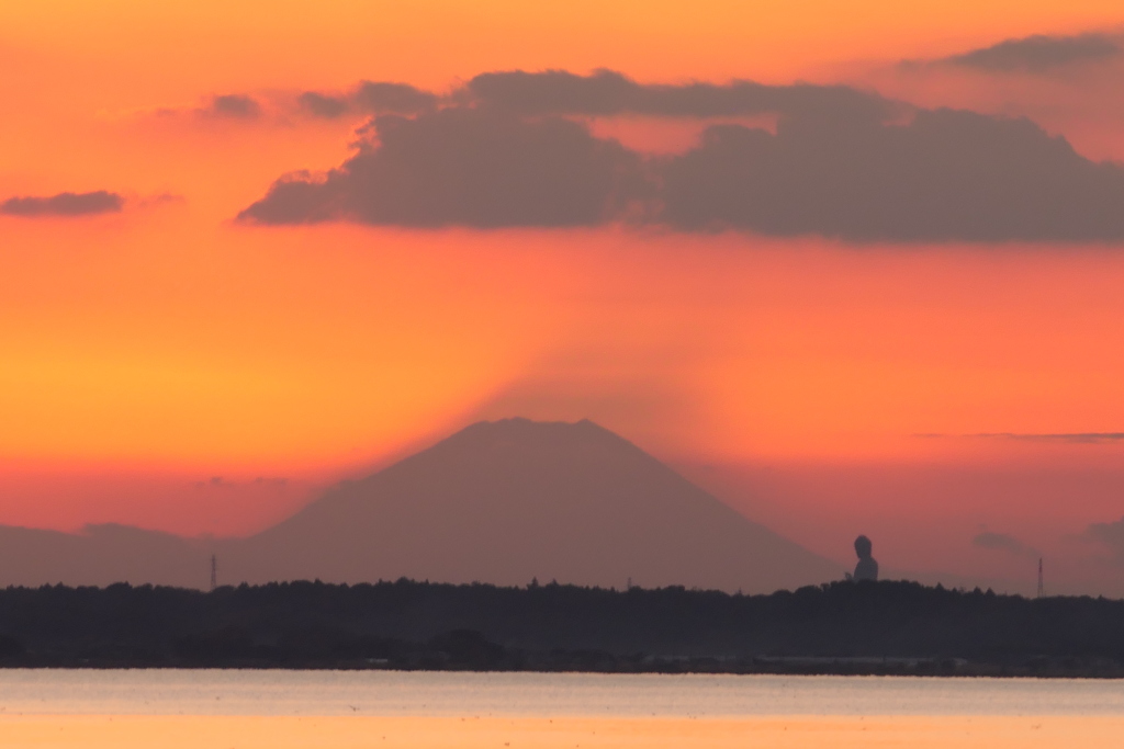 霞ヶ浦富士山牛久大仏