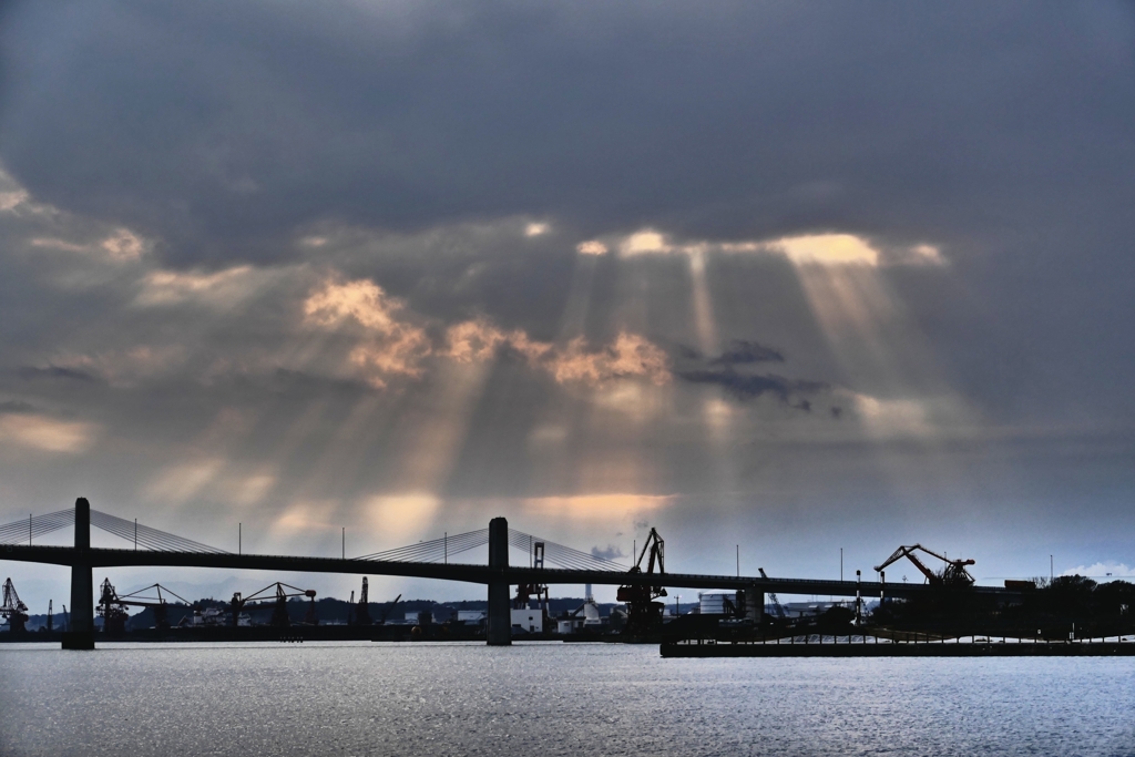 天使の梯子夕方バージョン