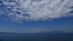 猪苗代湖と磐梯山