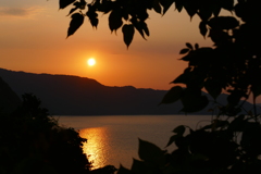 夕日に染められて