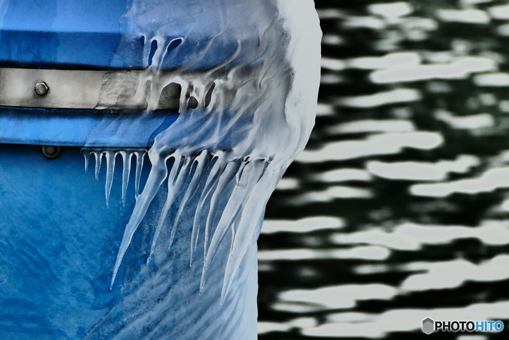 舟津公園の、しぶき氷２