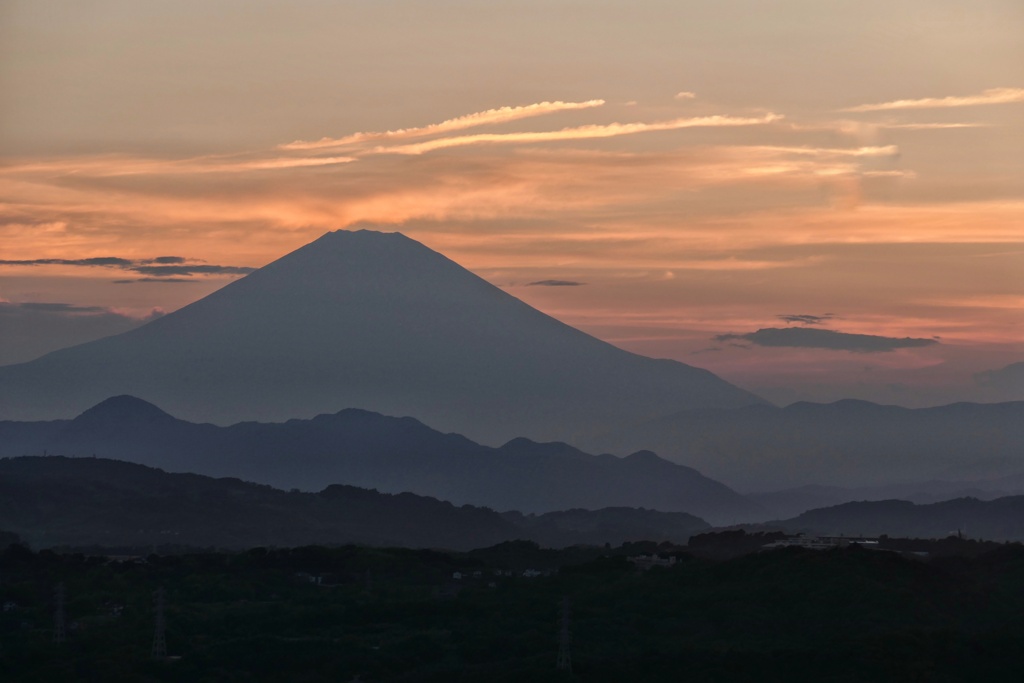富士山夕景③