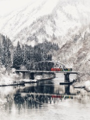 只見川第四橋梁　改修判