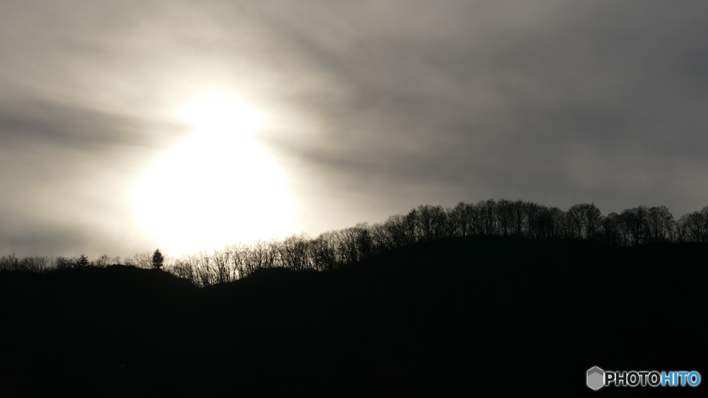 1170459 山と空と太陽と@福島県金山町
