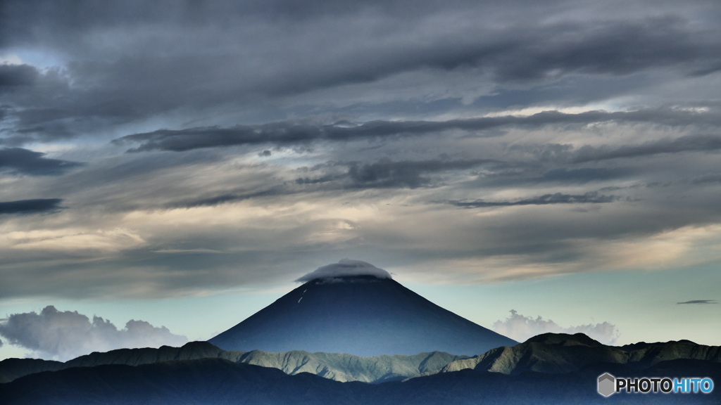韮崎よりの富士山