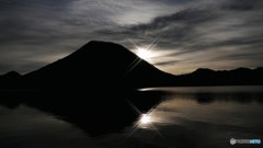 夜明けの榛名富士４