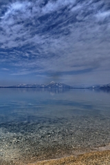 猪苗代湖と磐梯山