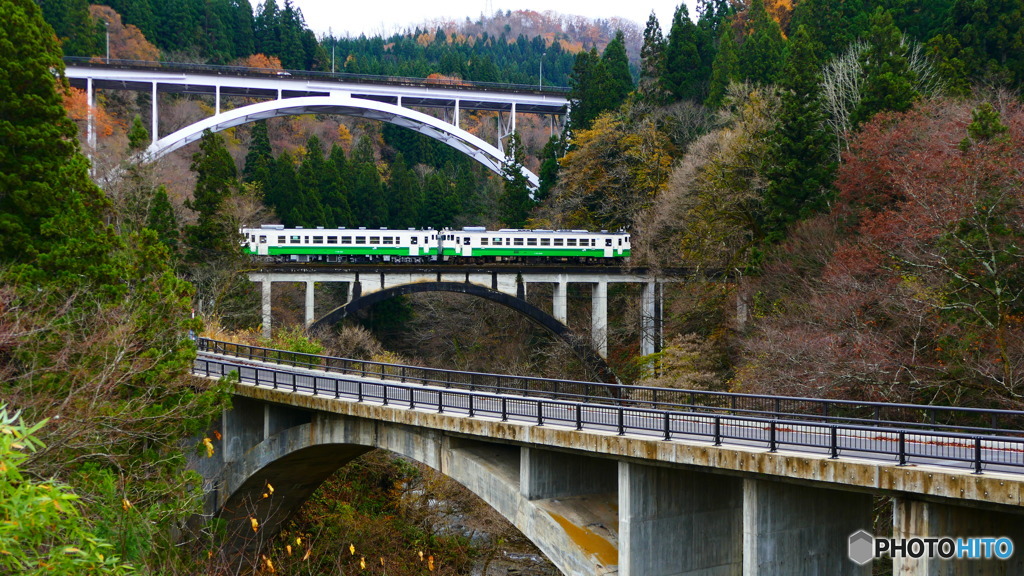 宮下の、アーチ三兄(橋)弟