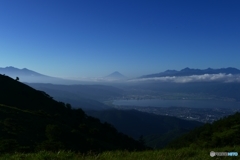 富士山と諏訪湖２