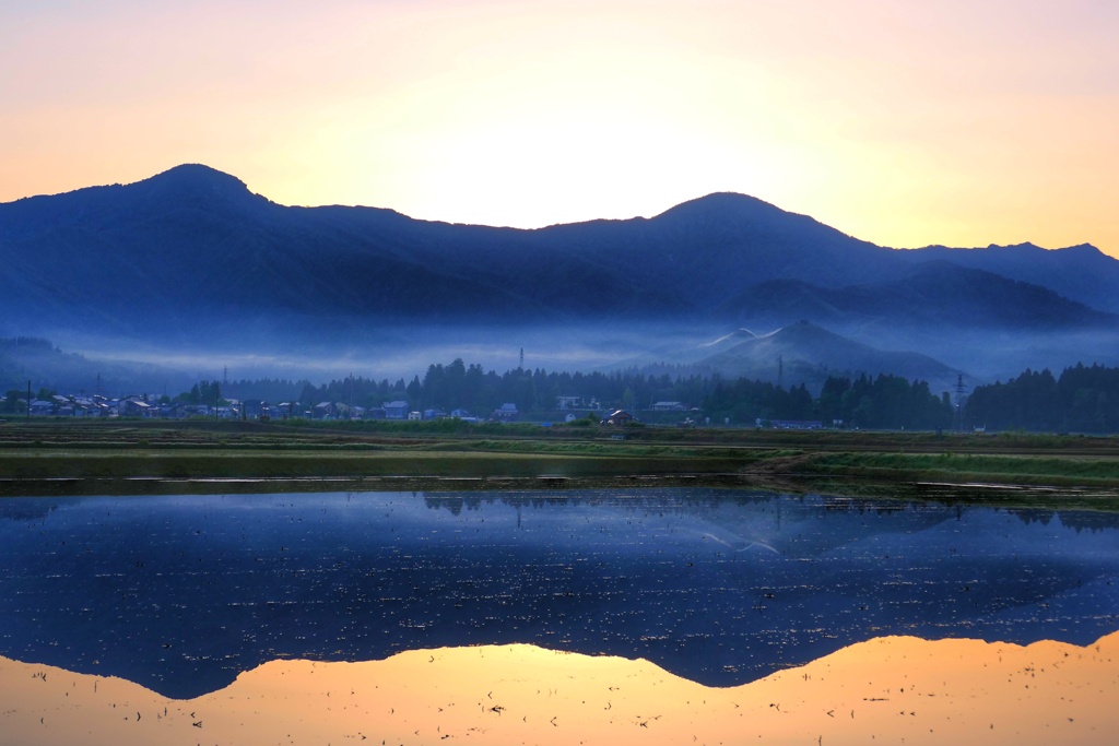 田んぼリフレクション