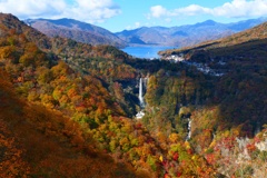 中禅寺湖と華厳の滝