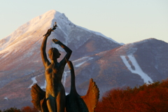 猪苗代湖夕景６