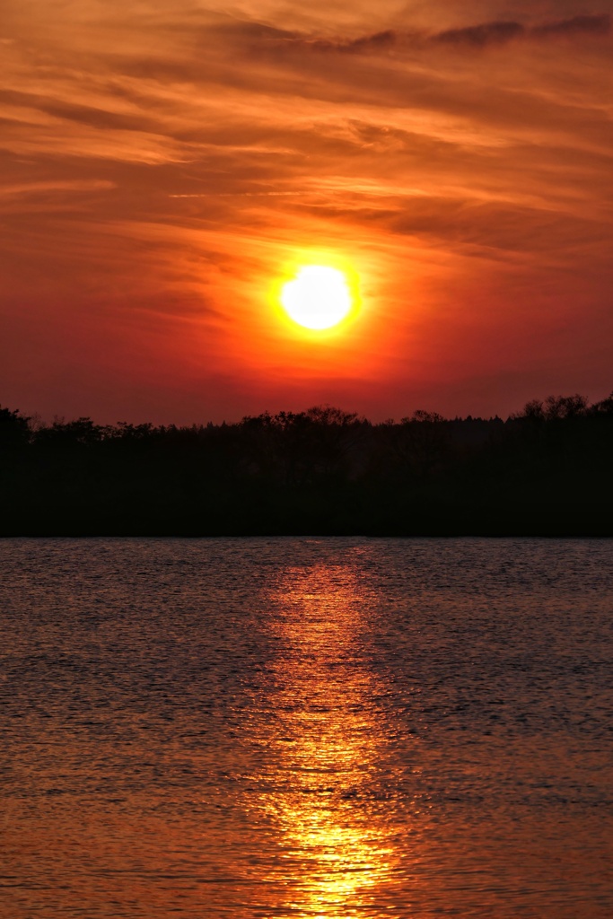 猪苗代湖夕景②