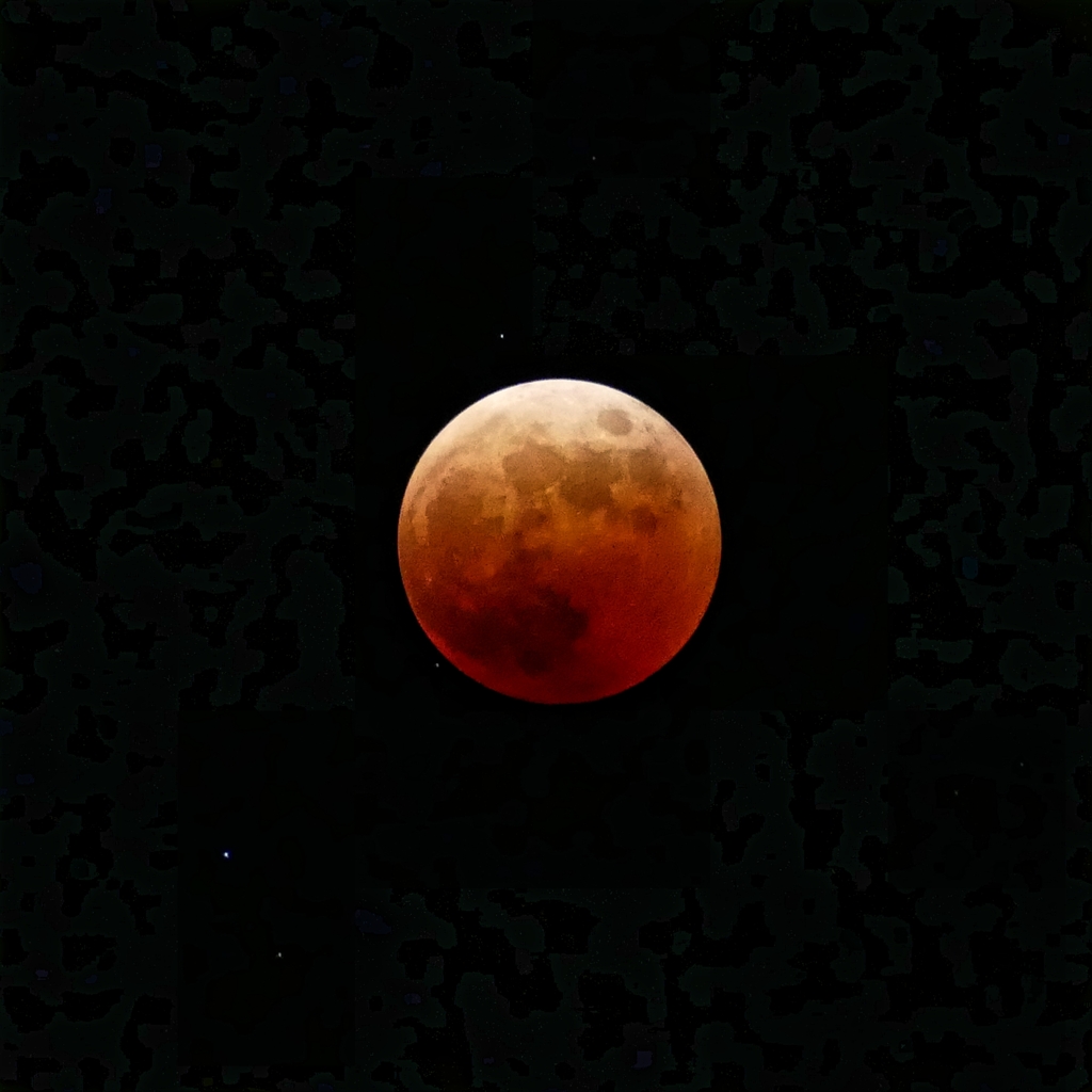 皆既月食と天王星