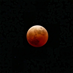 皆既月食と天王星