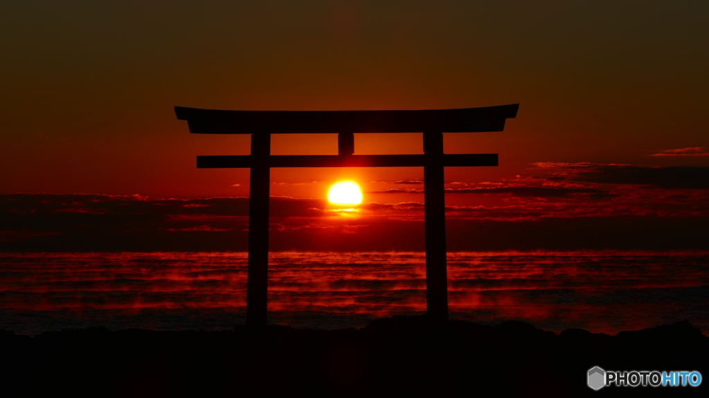 人の和 ＠大洗海岸