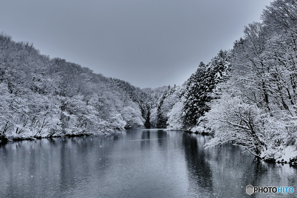 本日、吹雪なり １