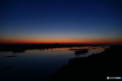 利根川の夜明け１