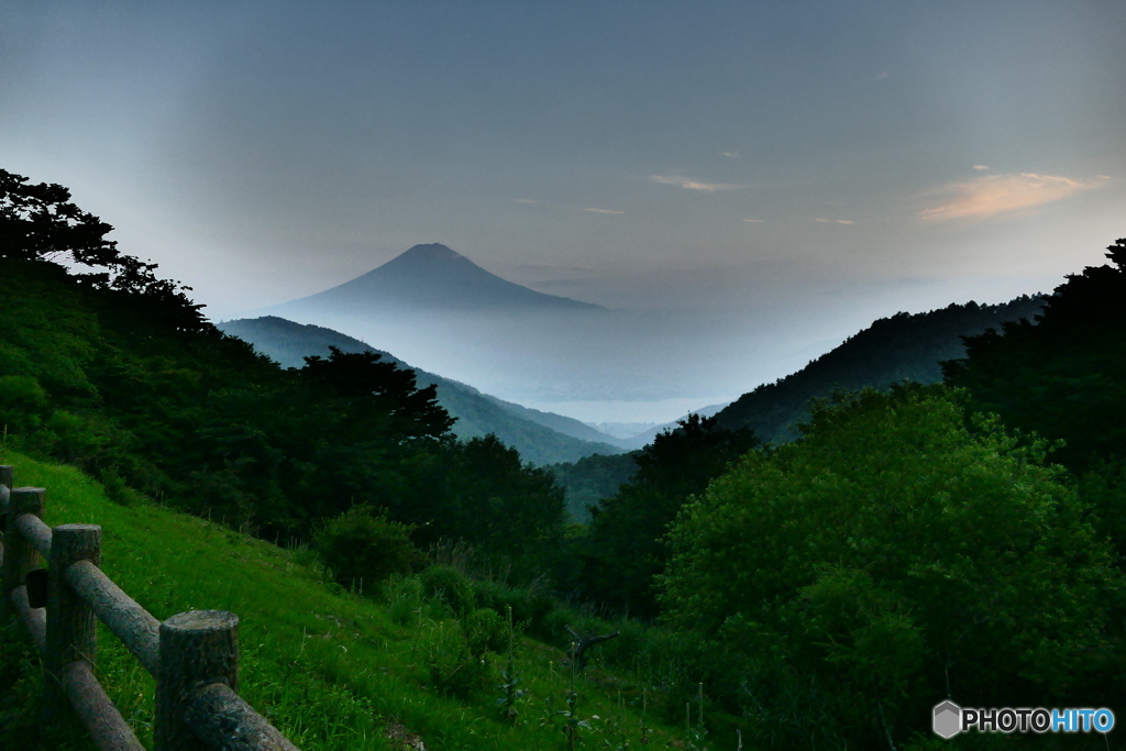 富士山と河口湖
