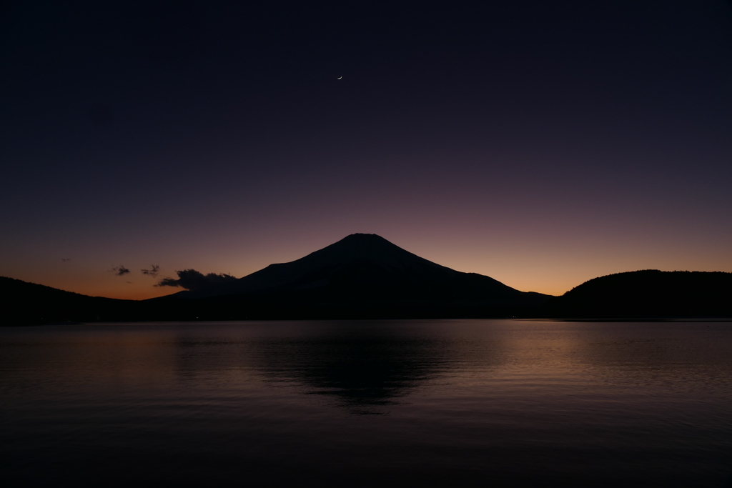 山中湖夕景２