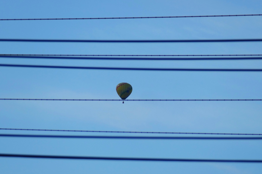 気球のある風景