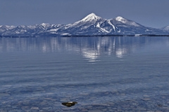 猪苗代湖と磐梯山