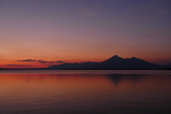 猪苗代湖と磐梯山２