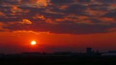 11/30の夕日＠足利市