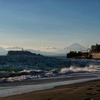 江ノ島と富士山