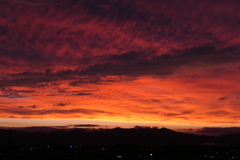 爆焼けの空②